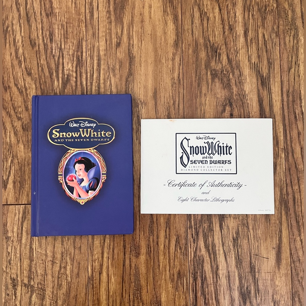 Snow White Book Chronicling Walt Disney’s Masterpiece & Lithographs